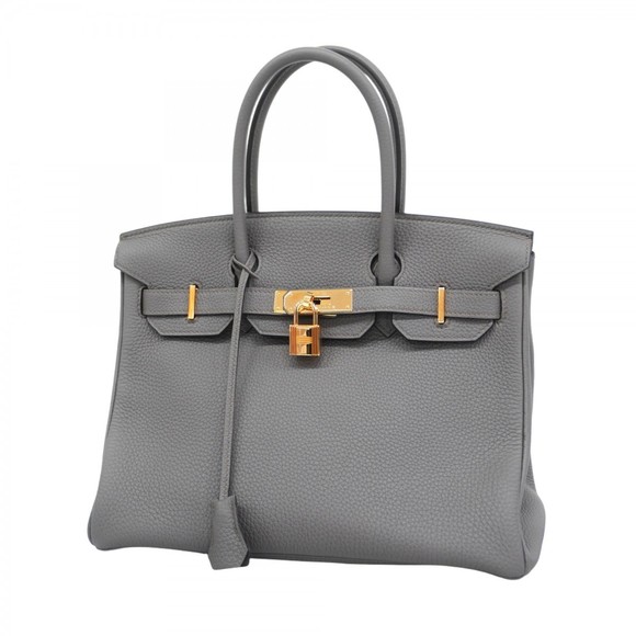 Hermes handbag Birkin 30 Togo Etan D engraved ladies - Picture 1 of 13